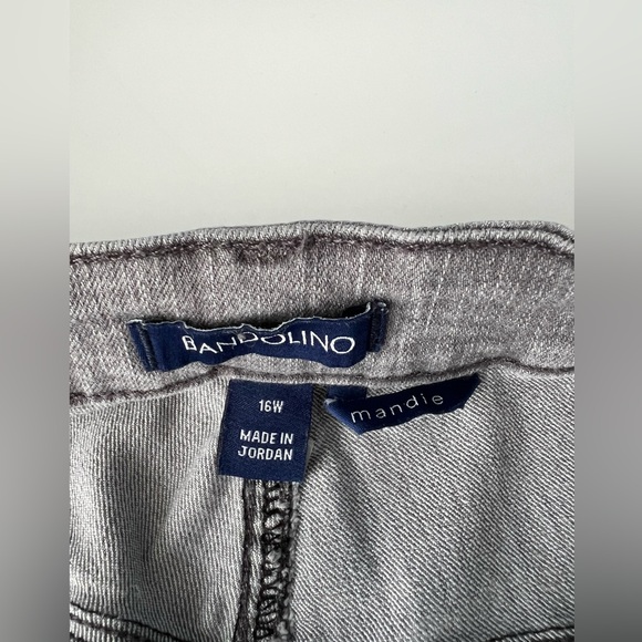 Bandolino Mandie Women’s Gray Denim Pants - 16W - Picture 8 of 10